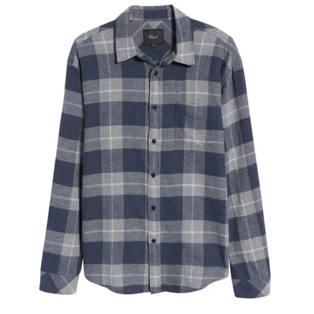 RAILS Men’s Sussex Relaxed Fit Paid Flannel Button-Up Shirt sz.L